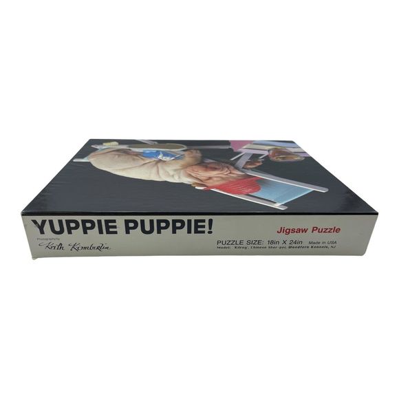 Vtg 1988 Great American Puzzle Factory “Yuppie Puppie” Jigsaw Puzzle #903PP NOS - Picture 2 of 3